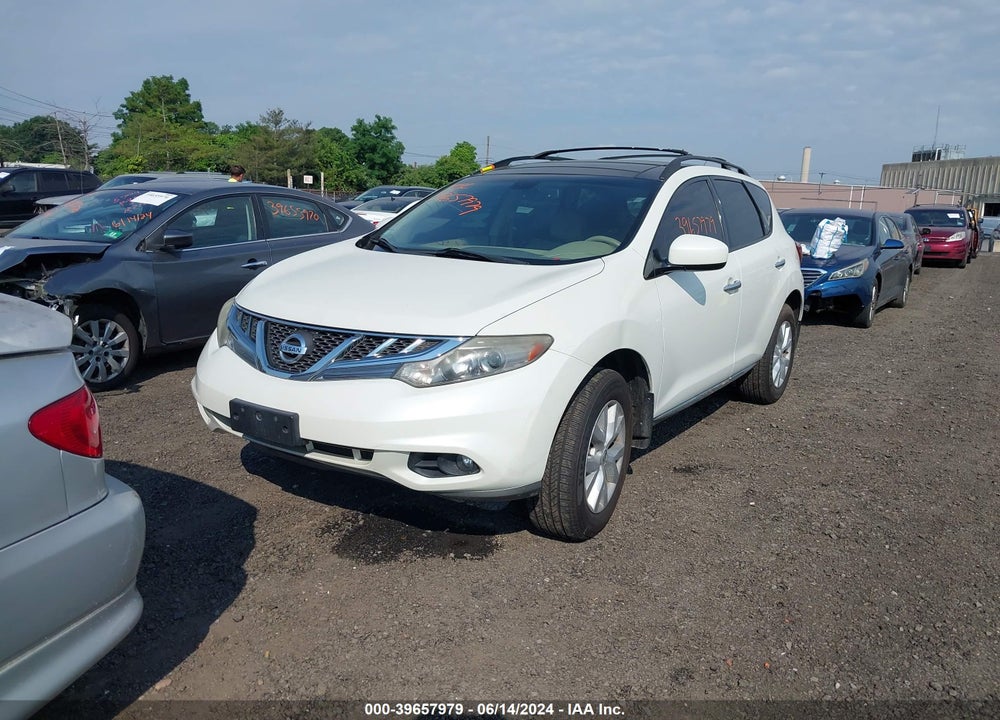 2011 NISSAN MURANO SL VIN: JN8AZ1MW6BW176277