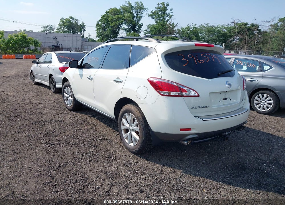 2011 NISSAN MURANO SL VIN: JN8AZ1MW6BW176277