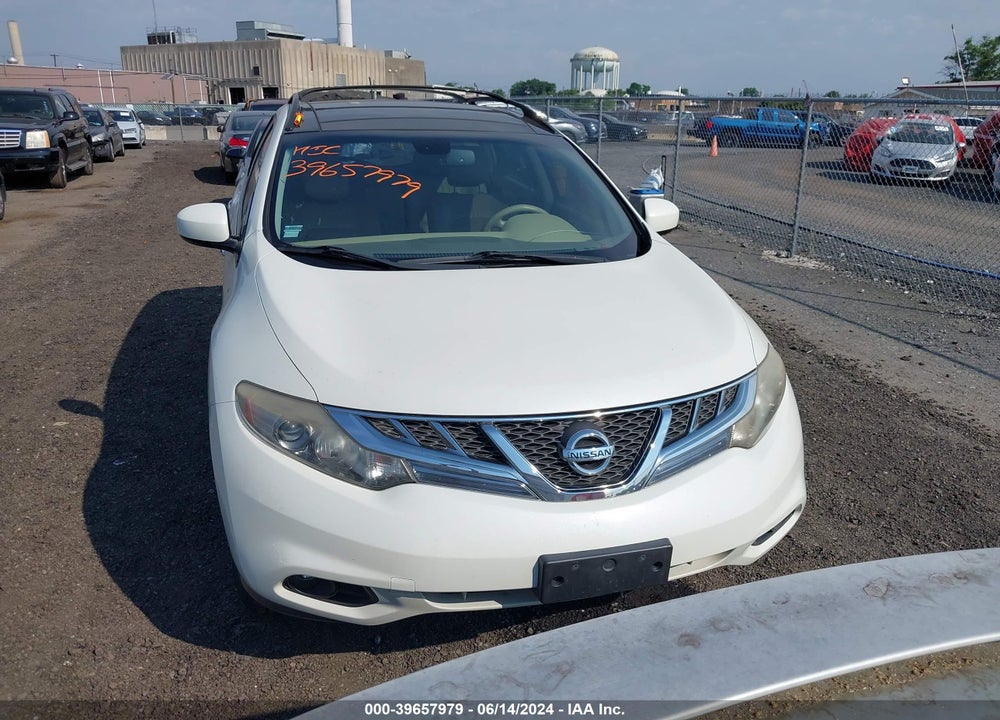 2011 NISSAN MURANO SL VIN: JN8AZ1MW6BW176277