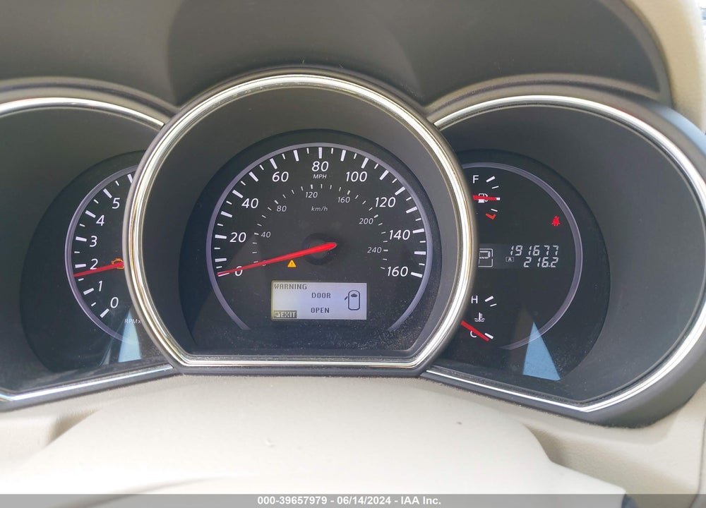 2011 NISSAN MURANO SL VIN: JN8AZ1MW6BW176277