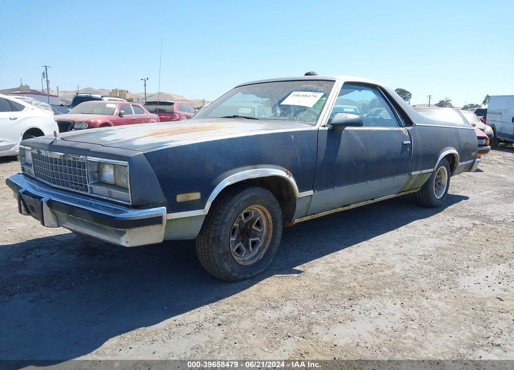 1986 CHEVROLET EL CAMINO VIN: 3GCCW80H7GS909422
