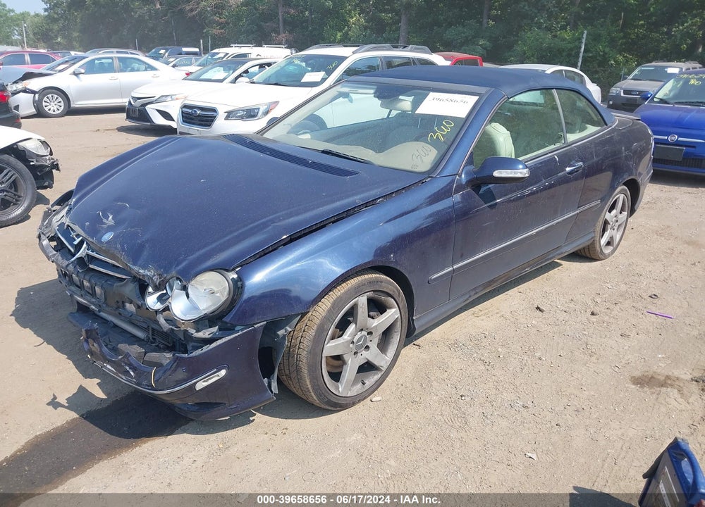 2006 MERCEDES-BENZ CLK 500 VIN: WDBTK75G86T071720