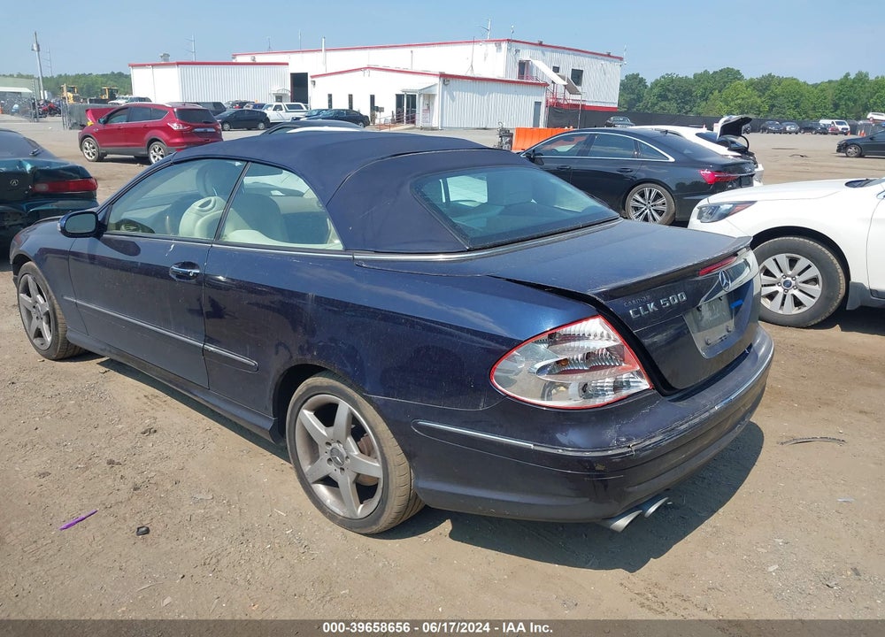 2006 MERCEDES-BENZ CLK 500 VIN: WDBTK75G86T071720