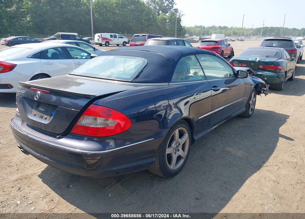 2006 MERCEDES-BENZ CLK 500 VIN: WDBTK75G86T071720