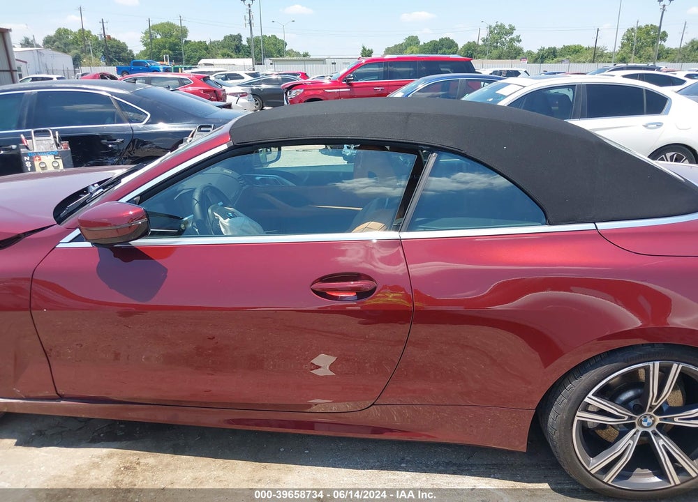2022 BMW 430I VIN: WBA23AT03NCJ61561