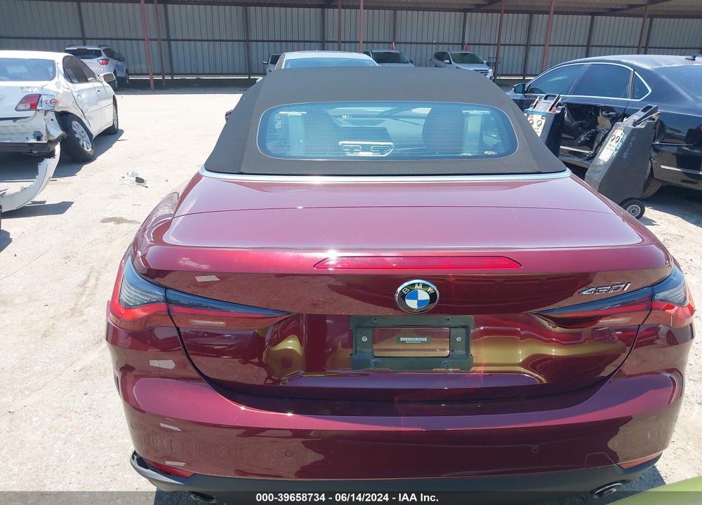 2022 BMW 430I VIN: WBA23AT03NCJ61561