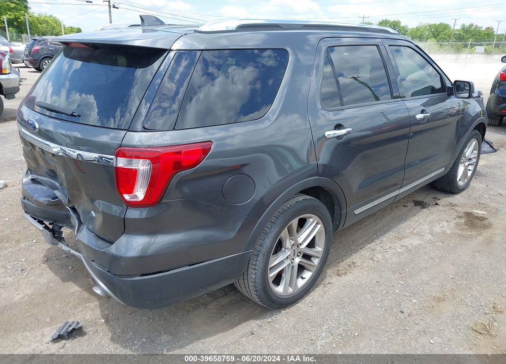 2017 FORD EXPLORER LIMITED VIN: 1FM5K7F87HGC17968