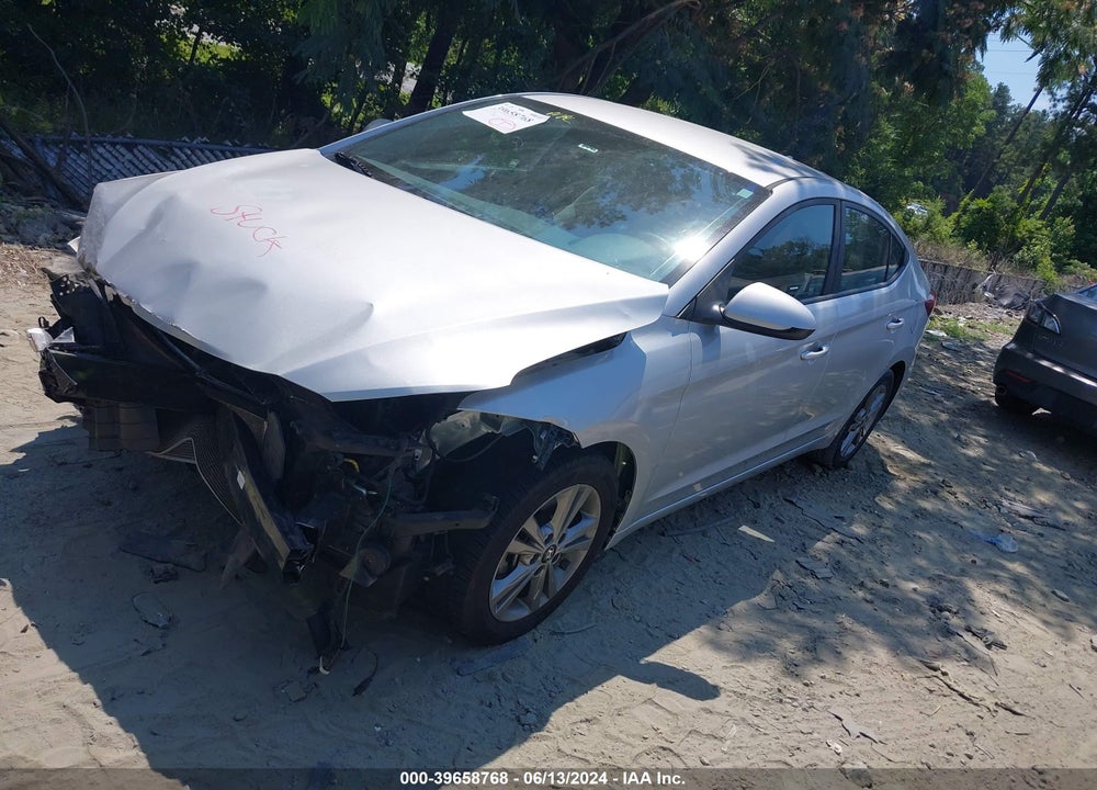 2018 HYUNDAI ELANTRA SEL VIN: KMHD84LF5JU452369
