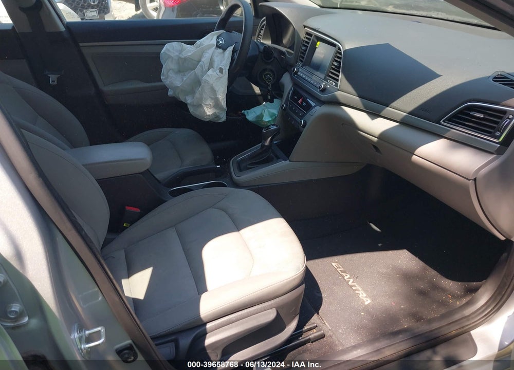 2018 HYUNDAI ELANTRA SEL VIN: KMHD84LF5JU452369