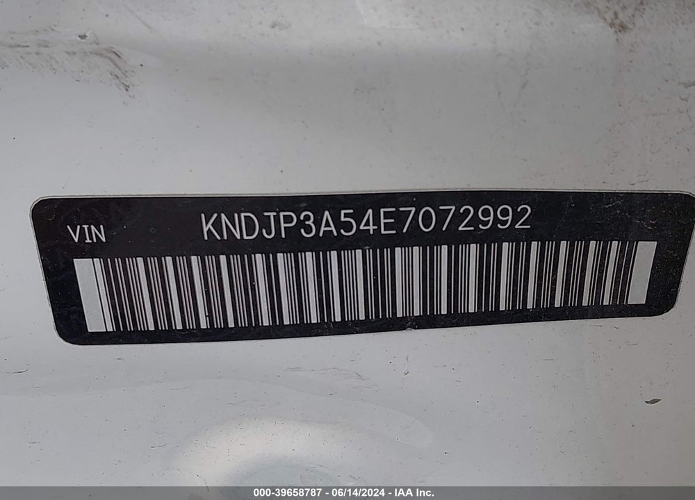 2014 KIA SOUL VIN: KNDJP3A54E7072992
