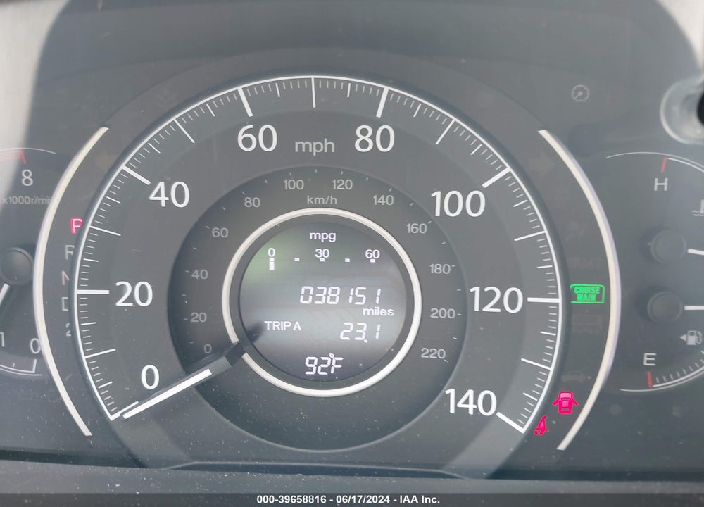 2014 HONDA CR-V LX VIN: 2HKRM3H38EH554408