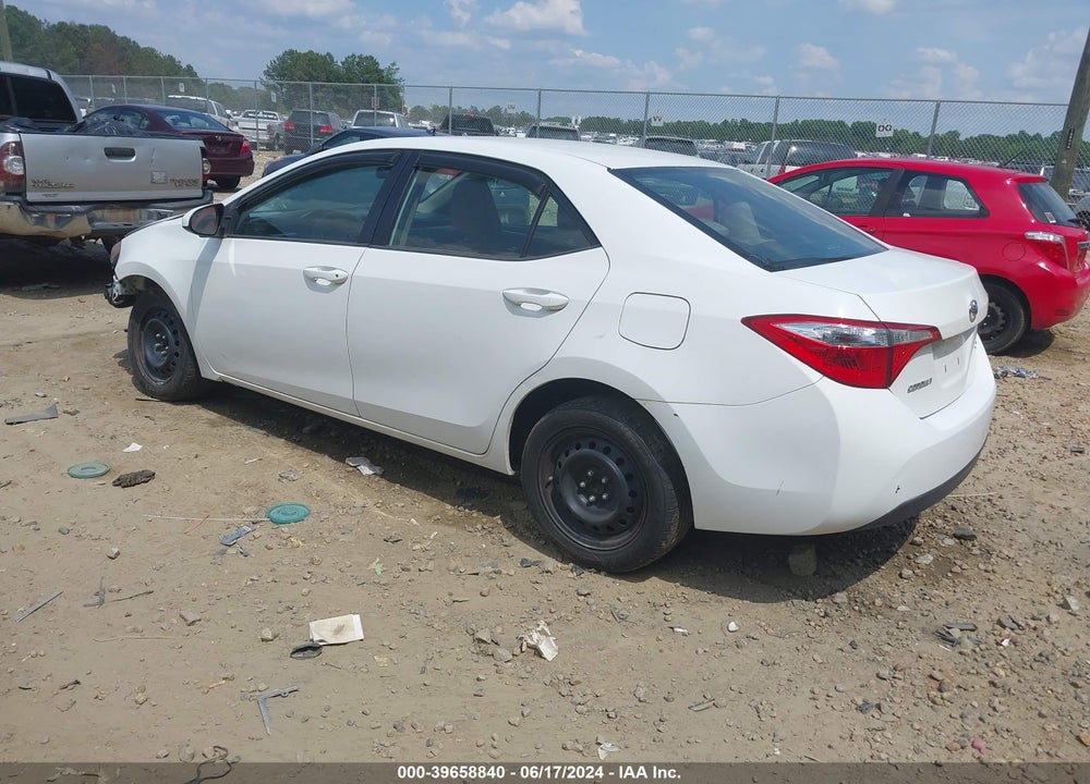 2015 TOYOTA COROLLA LE VIN: 2T1BURHE2FC356319