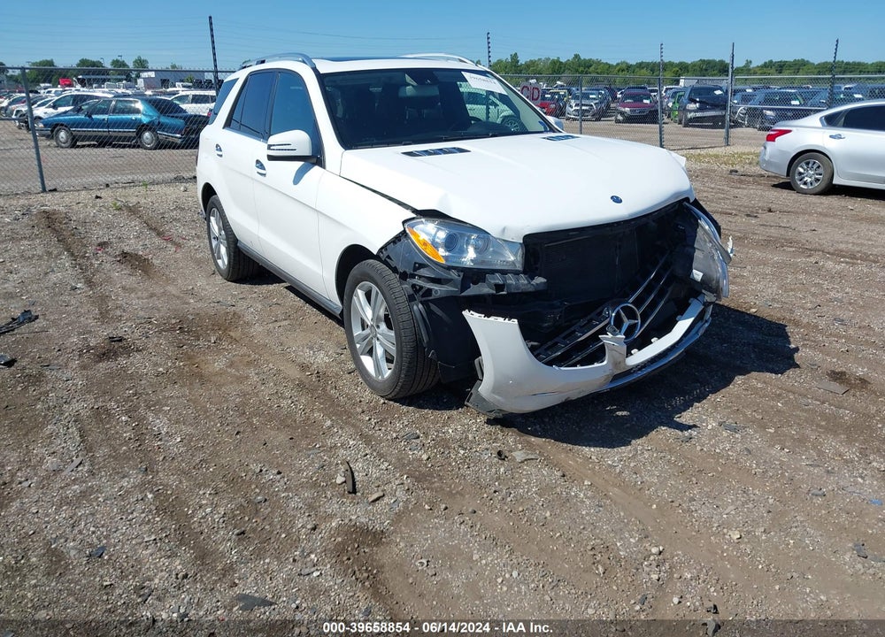 2015 MERCEDES-BENZ ML 350 4MATIC VIN: 4JGDA5HB0FA615504