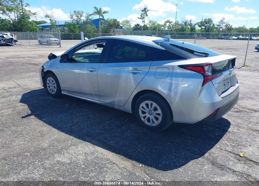 2020 TOYOTA PRIUS LE VIN: JTDKARFU5L3113790