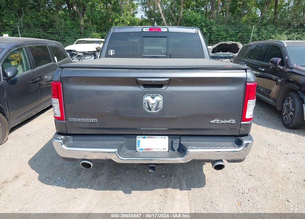 2022 RAM 1500 BIG HORN 4X4 5'7 BOX VIN: 1C6SRFFT7NN143788