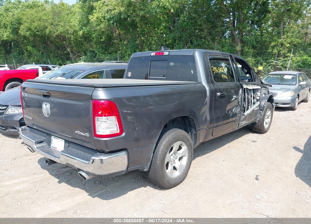 2022 RAM 1500 BIG HORN 4X4 5'7 BOX VIN: 1C6SRFFT7NN143788