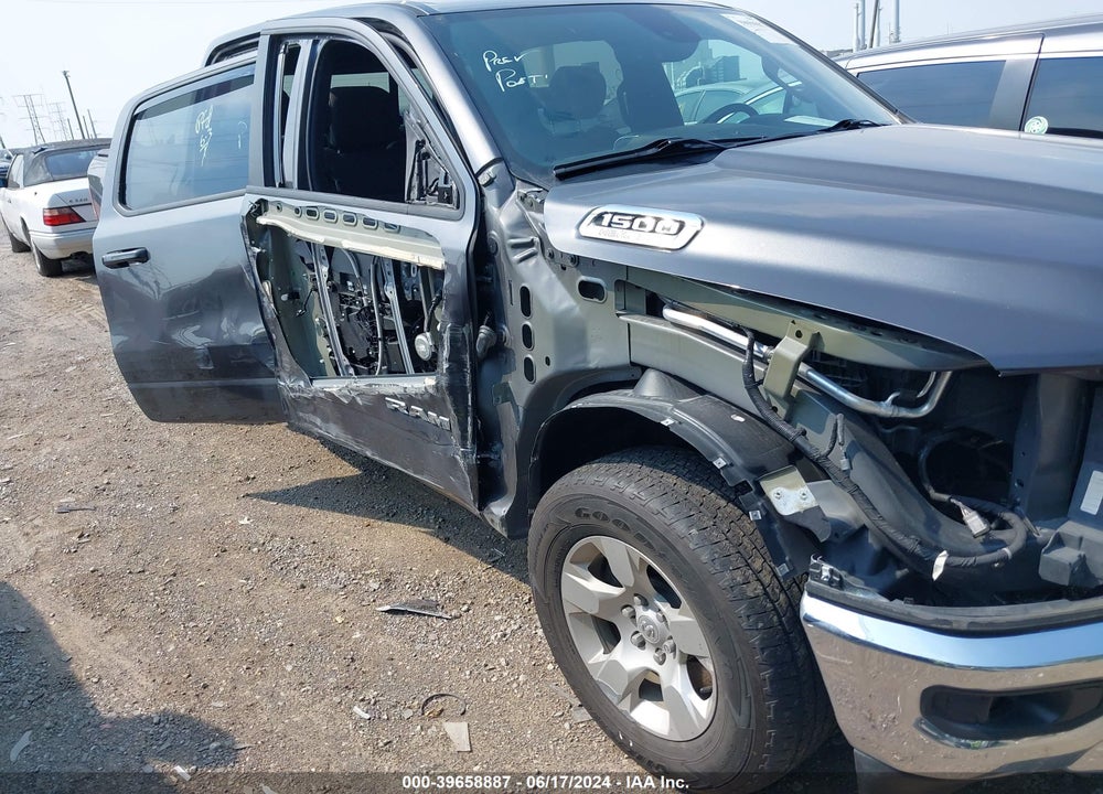2022 RAM 1500 BIG HORN 4X4 5'7 BOX VIN: 1C6SRFFT7NN143788