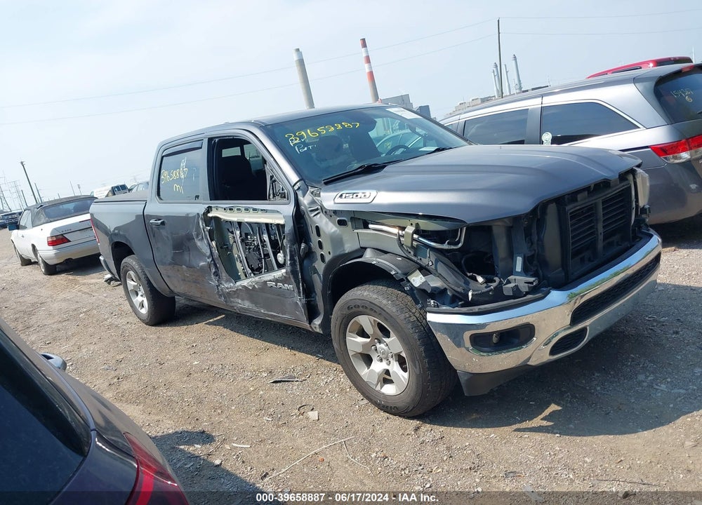 2022 RAM 1500 BIG HORN 4X4 5'7 BOX VIN: 1C6SRFFT7NN143788