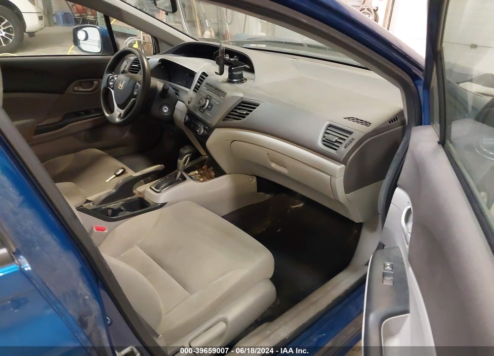 2012 HONDA CIVIC LX VIN: 19XFB2F54CE342839