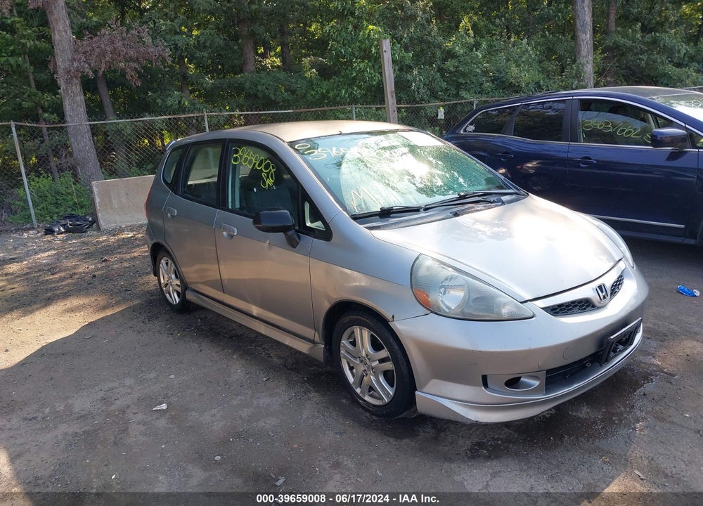 2007 HONDA FIT SPORT VIN: JHMGD38637S035822