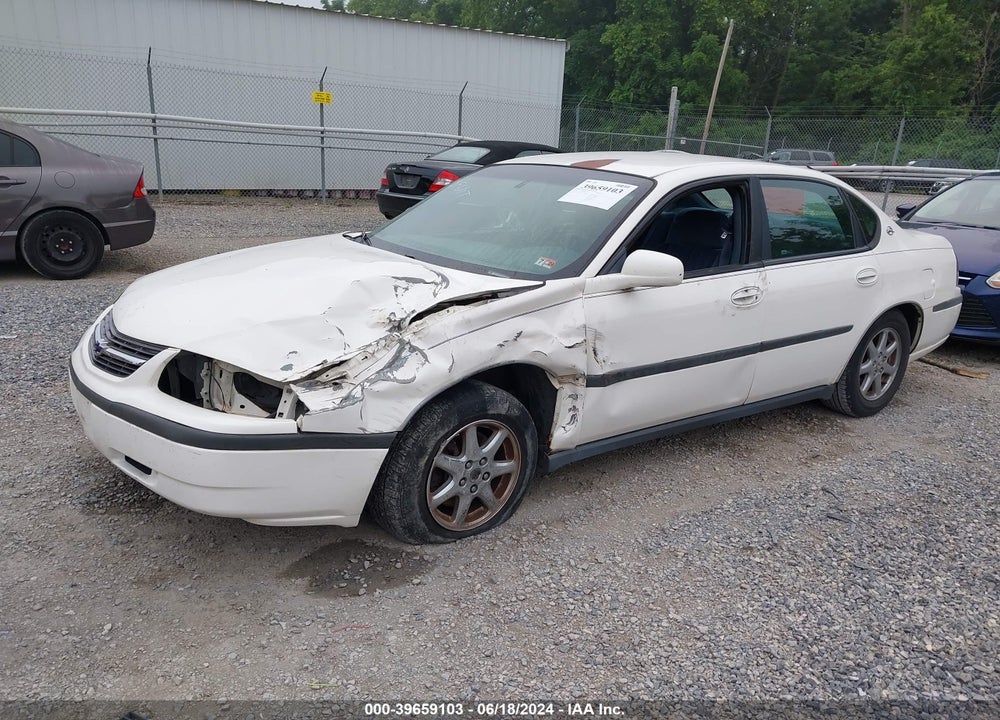 2001 CHEVROLET IMPALA VIN: 2G1WF55E519143990