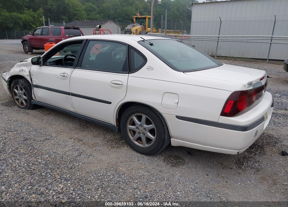 2001 CHEVROLET IMPALA VIN: 2G1WF55E519143990