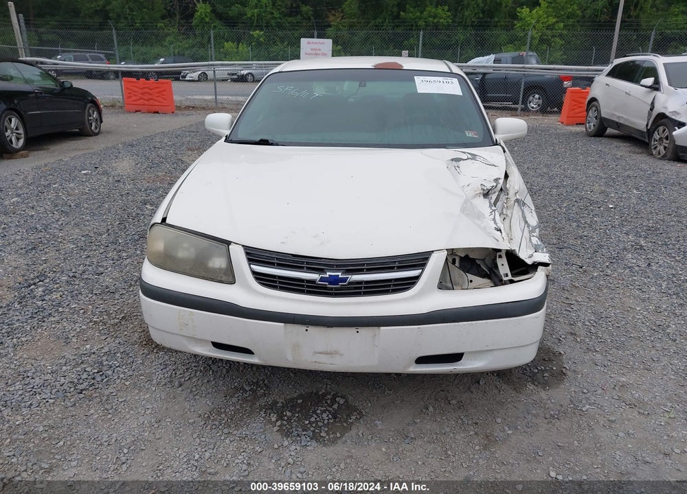 2001 CHEVROLET IMPALA VIN: 2G1WF55E519143990