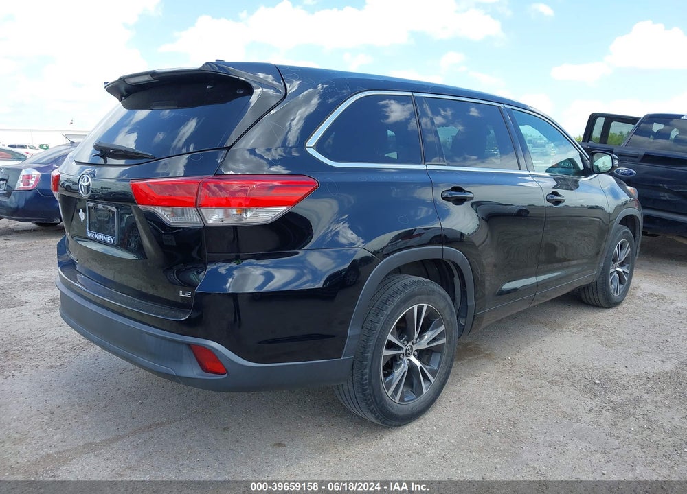 2017 TOYOTA HIGHLANDER LE PLUS VIN: 5TDZZRFH9HS234791