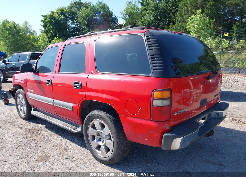 2002 CHEVROLET TAHOE LS VIN: 1GNEC13VX2R164338