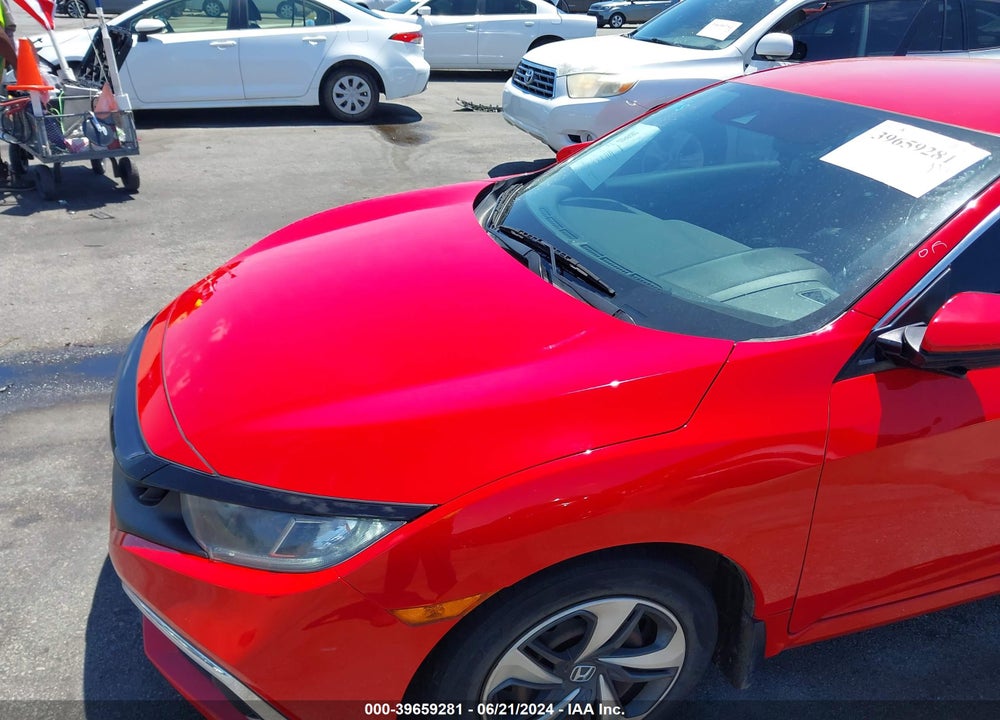 2019 HONDA CIVIC LX VIN: 2HGFC2F68KH577688