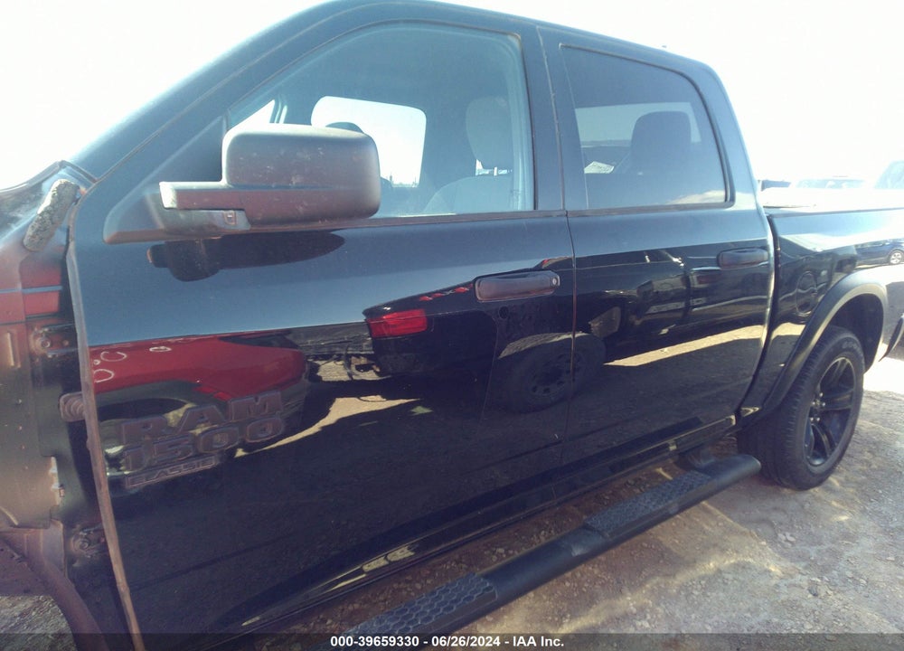2022 RAM 1500 CLASSIC WARLOCK 4X4 5'7 BOX VIN: 1C6RR7LG9NS188132