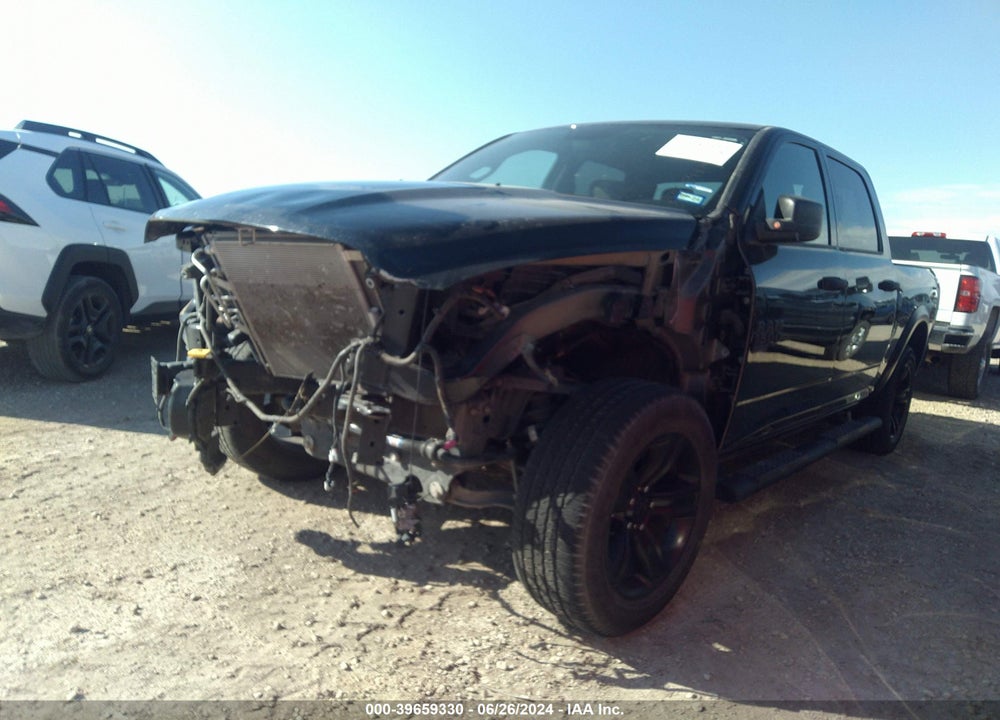 2022 RAM 1500 CLASSIC WARLOCK 4X4 5'7 BOX VIN: 1C6RR7LG9NS188132