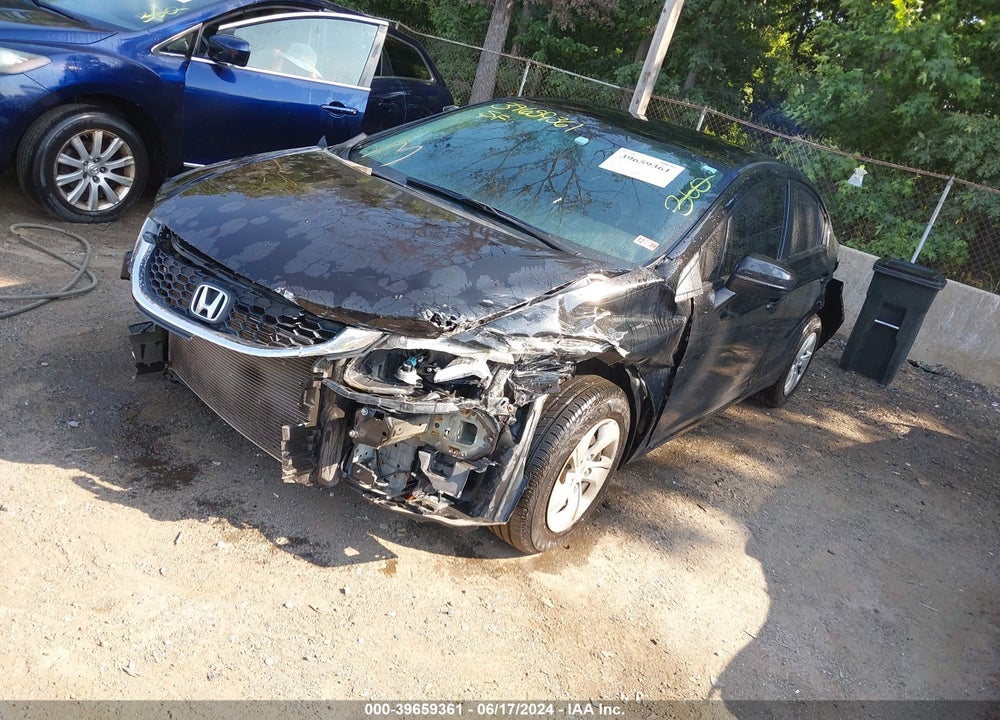 2015 HONDA CIVIC LX VIN: 19XFB2F51FE246526