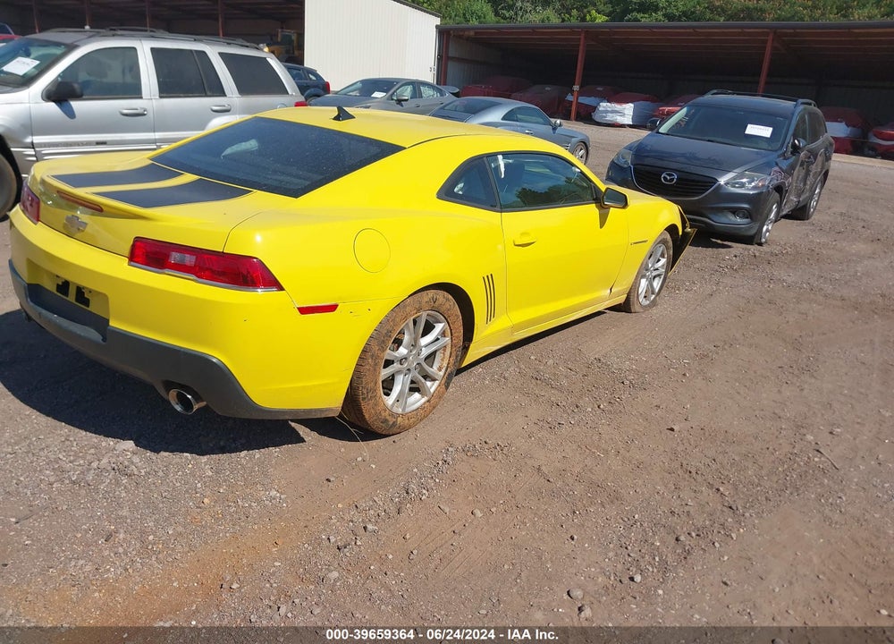 2014 CHEVROLET CAMARO 2LS VIN: 2G1FA1E34E9155110