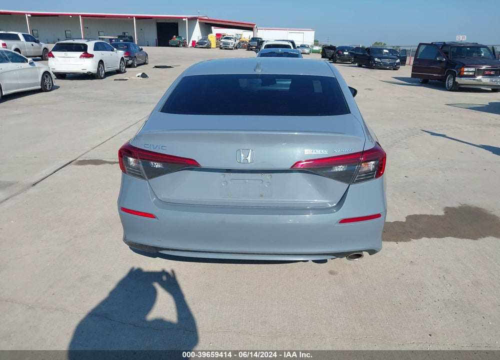 2022 HONDA CIVIC SPORT VIN: 2HGFE2F5XNH535657
