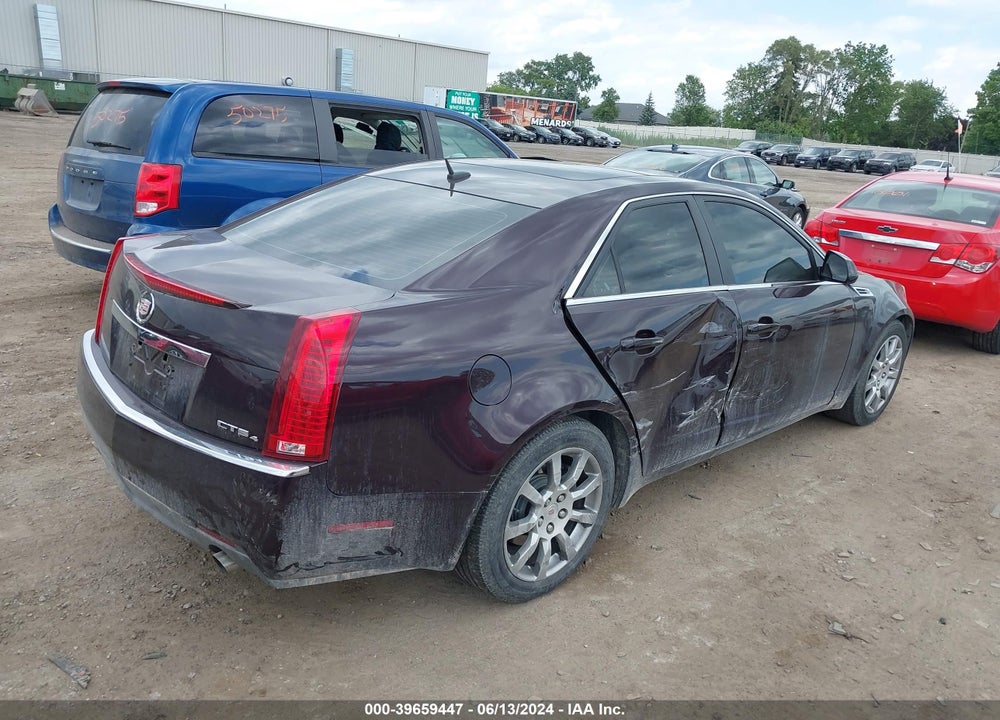 2008 CADILLAC CTS STANDARD VIN: 1G6DG577980188738