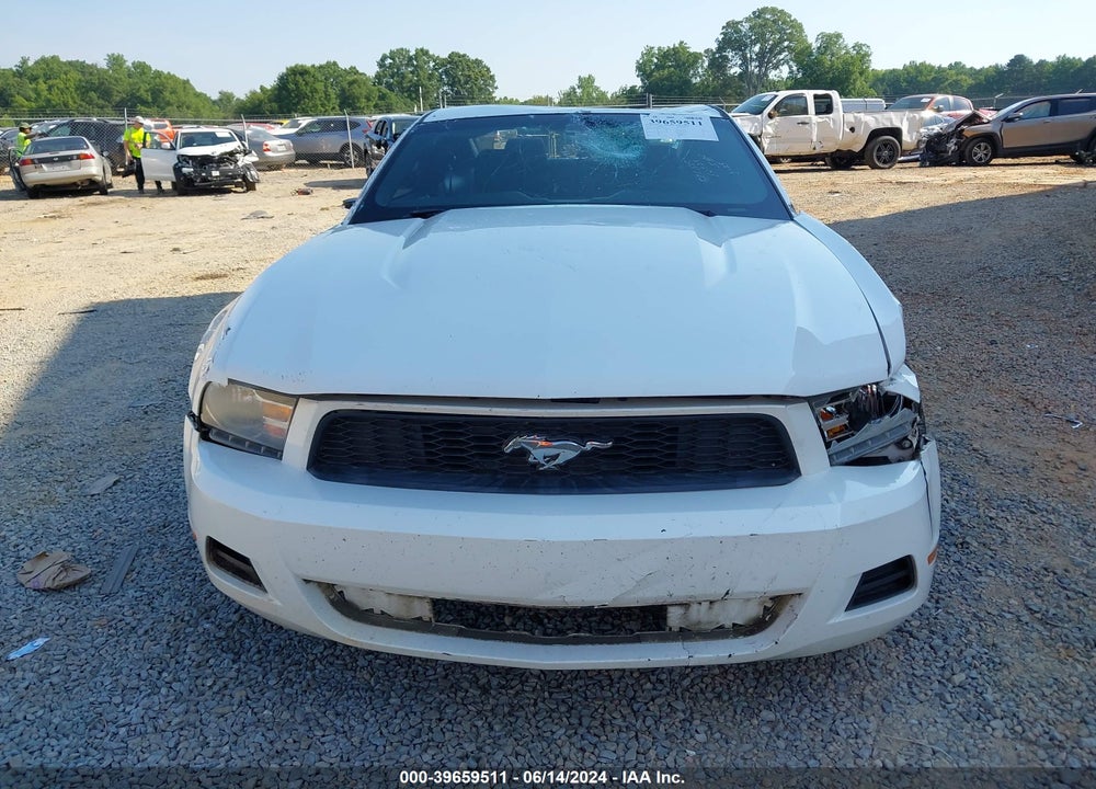 2012 FORD MUSTANG V6 VIN: 1ZVBP8AMXC5267106