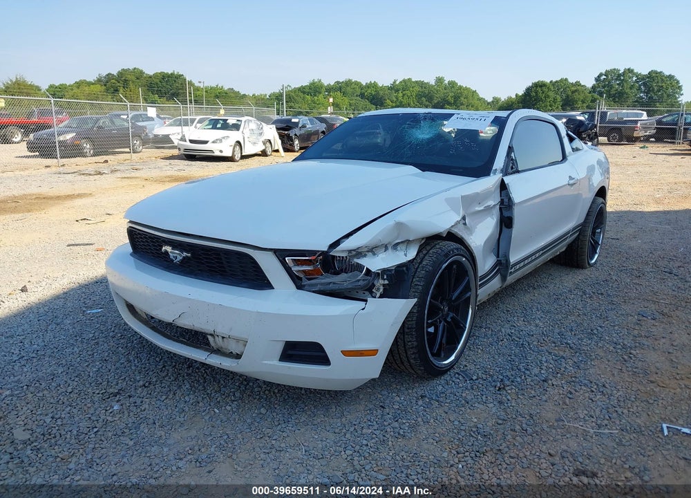 2012 FORD MUSTANG V6 VIN: 1ZVBP8AMXC5267106