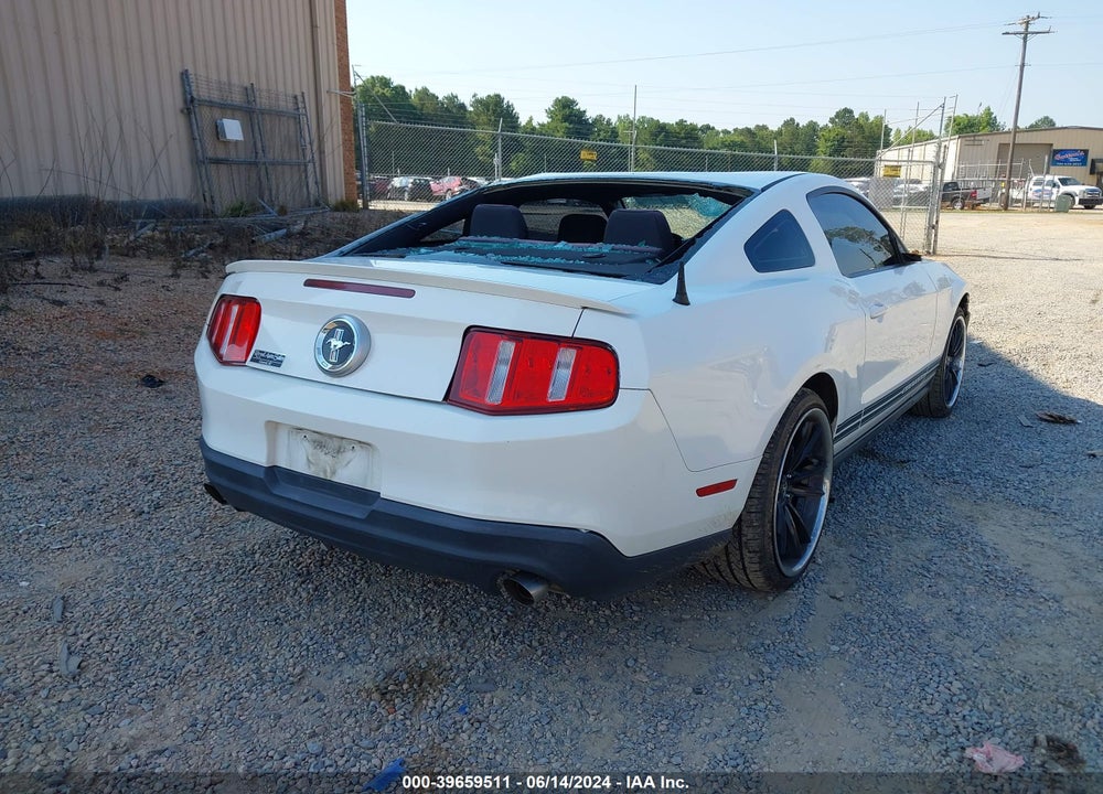 2012 FORD MUSTANG V6 VIN: 1ZVBP8AMXC5267106