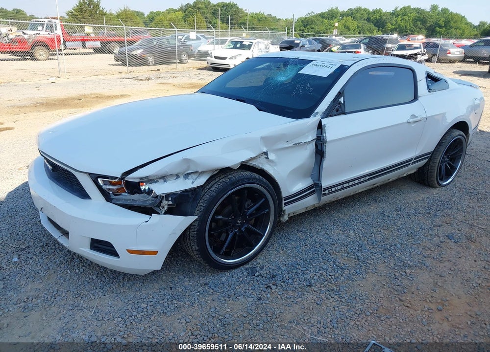 2012 FORD MUSTANG V6 VIN: 1ZVBP8AMXC5267106