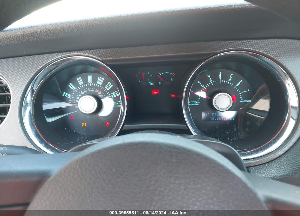 2012 FORD MUSTANG V6 VIN: 1ZVBP8AMXC5267106