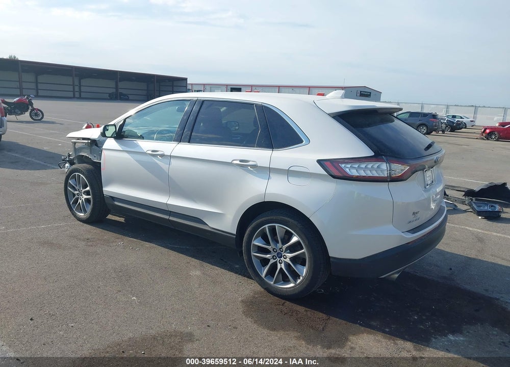 2017 FORD EDGE TITANIUM VIN: 2FMPK4K93HBB67678