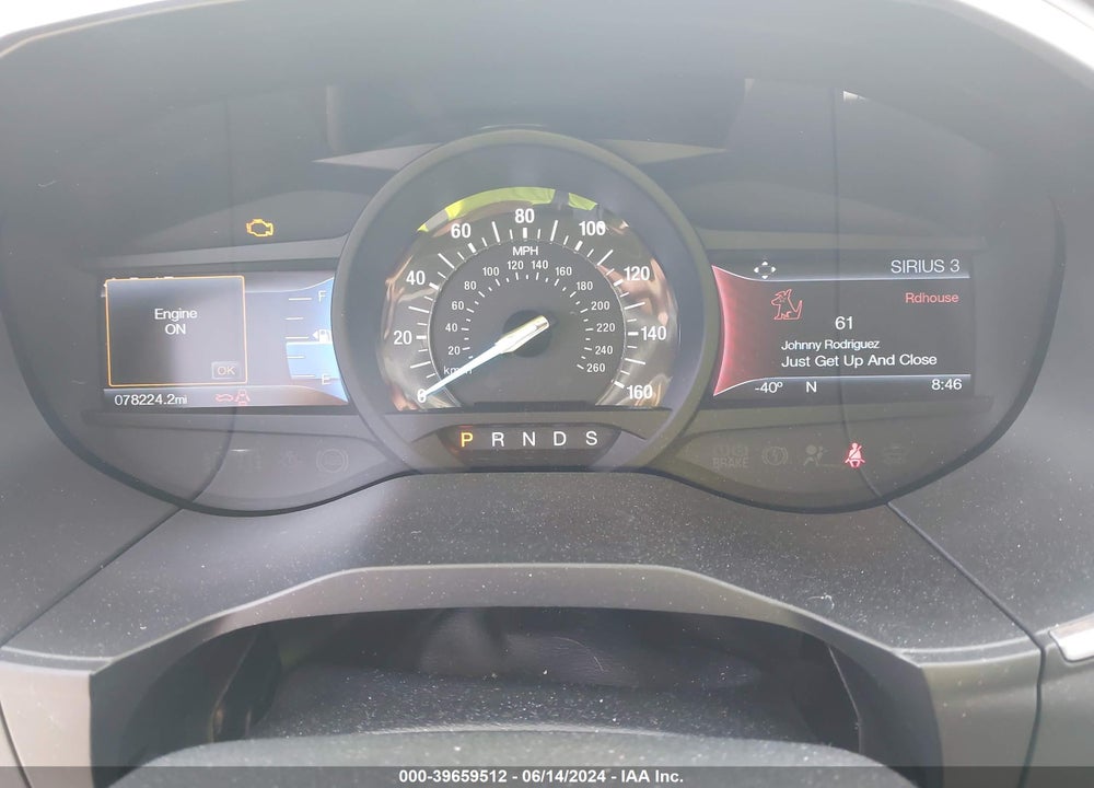 2017 FORD EDGE TITANIUM VIN: 2FMPK4K93HBB67678