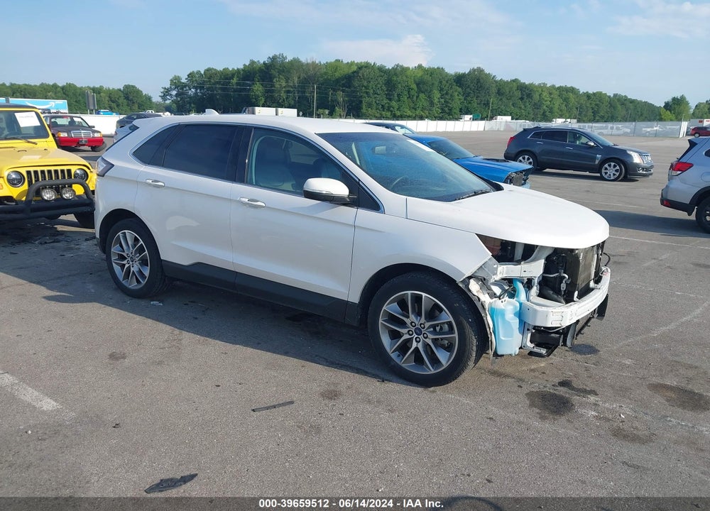 2017 FORD EDGE TITANIUM VIN: 2FMPK4K93HBB67678