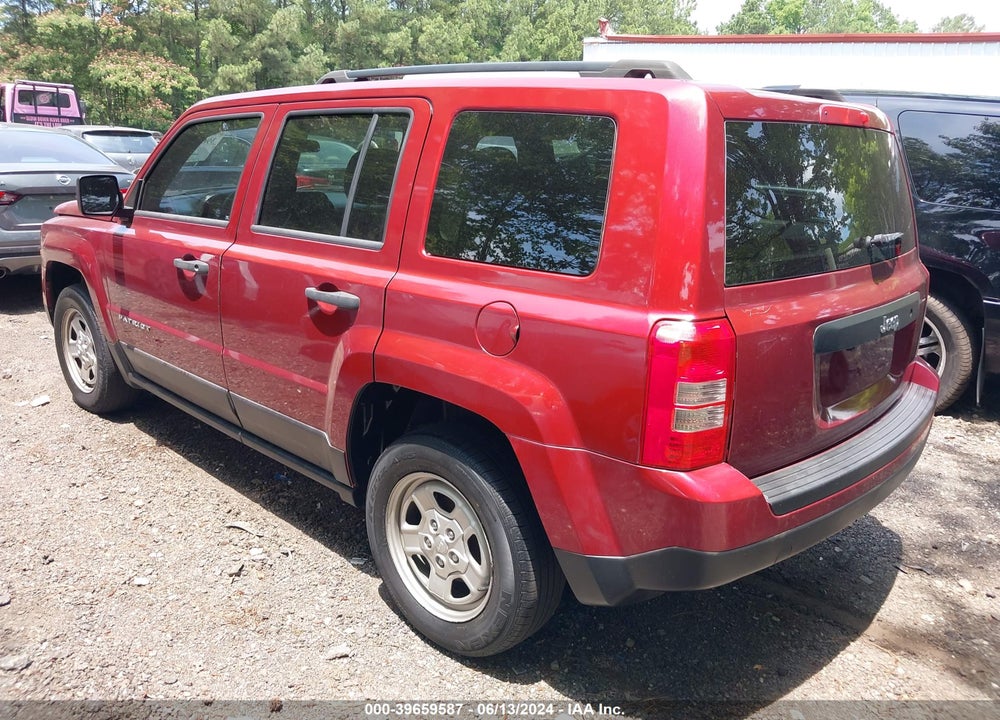 2015 JEEP PATRIOT SPORT VIN: 1C4NJPBB9FD400084