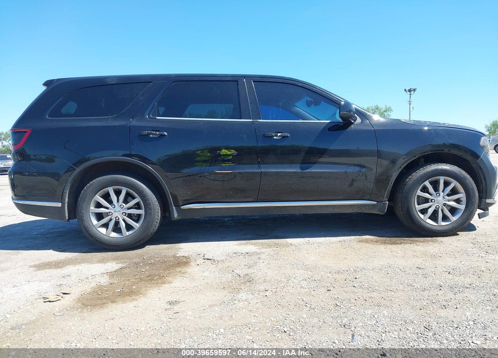 2018 DODGE DURANGO SXT RWD VIN: 1C4RDHAG4JC289874