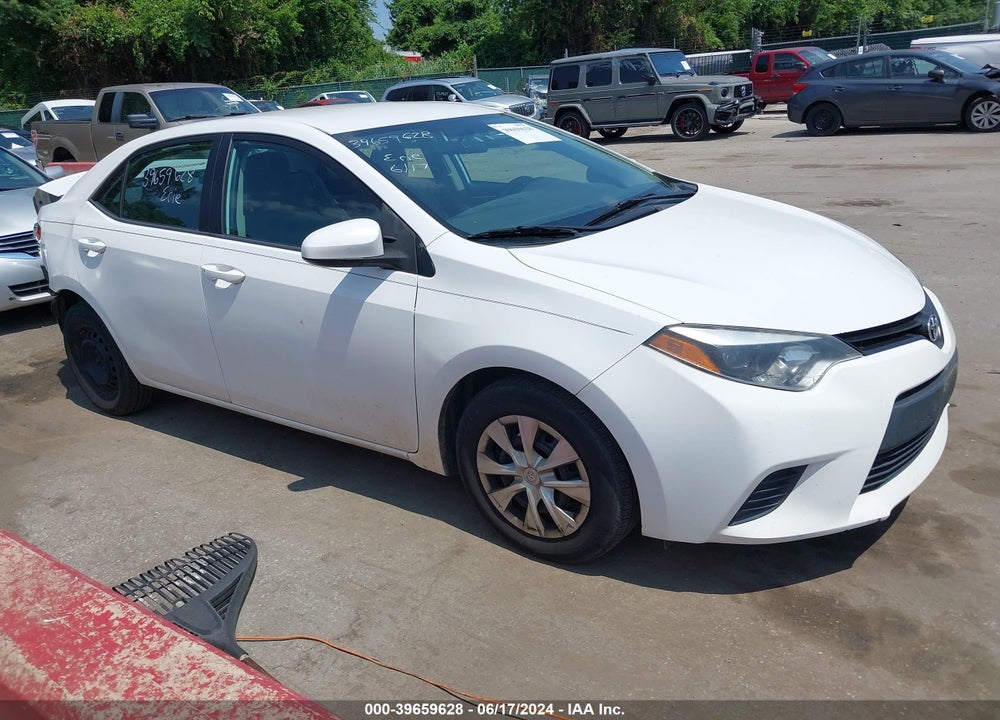 2015 TOYOTA COROLLA L VIN: 2T1BURHE8FC240431