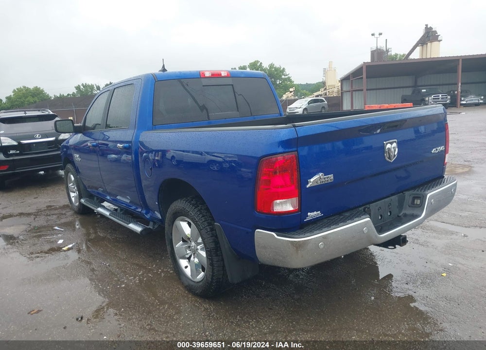 2017 RAM 1500 BIG HORN 4X4 5'7 BOX VIN: 1C6RR7LG8HS596402