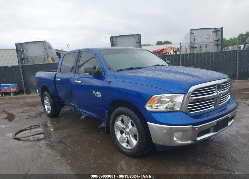 2017 RAM 1500 BIG HORN 4X4 5'7 BOX VIN: 1C6RR7LG8HS596402