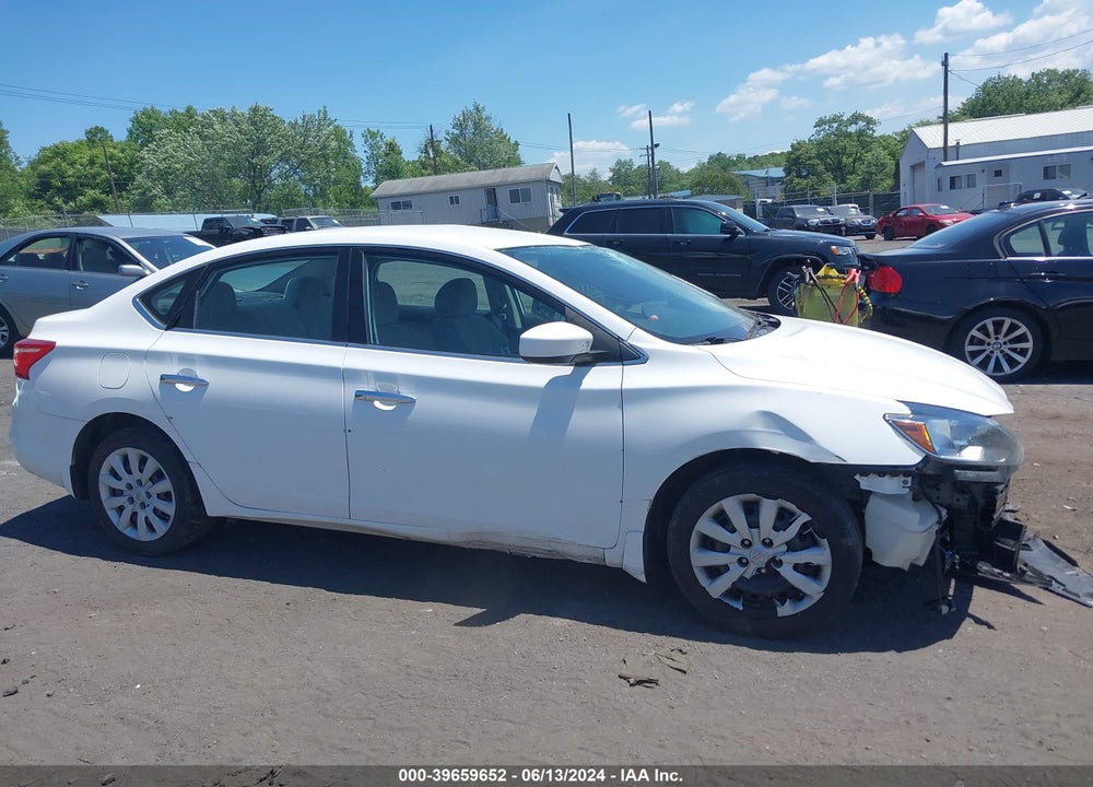 2016 NISSAN SENTRA S VIN: 3N1AB7AP0GY302622